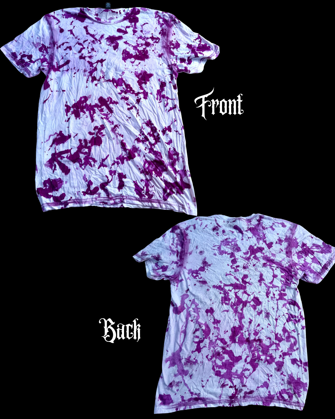 MEDIUM - TRUE PURPLE DYED T-SHIRT