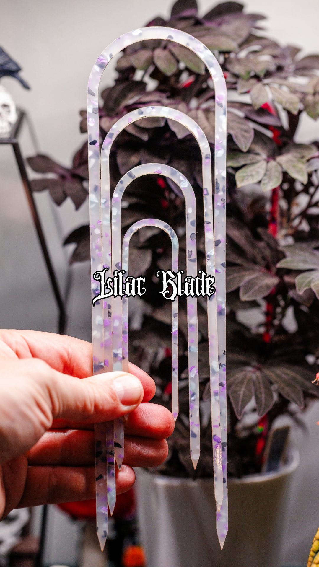 Lilac Blade Trellis - 10" - 3"