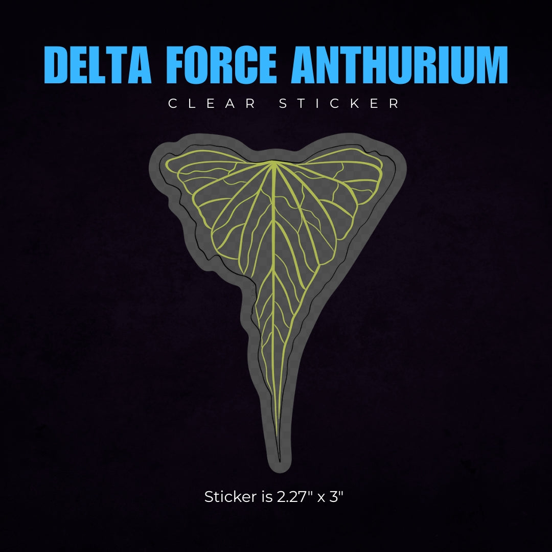 Delta Force Anthurium Sticker