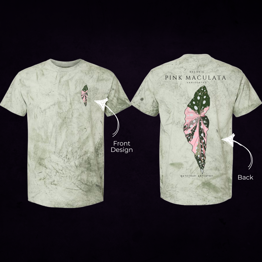 Begonia Pink Maculata T-Shirt